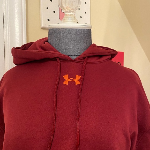Under Armour Red Hoodie Size SM - Picture 10 of 12